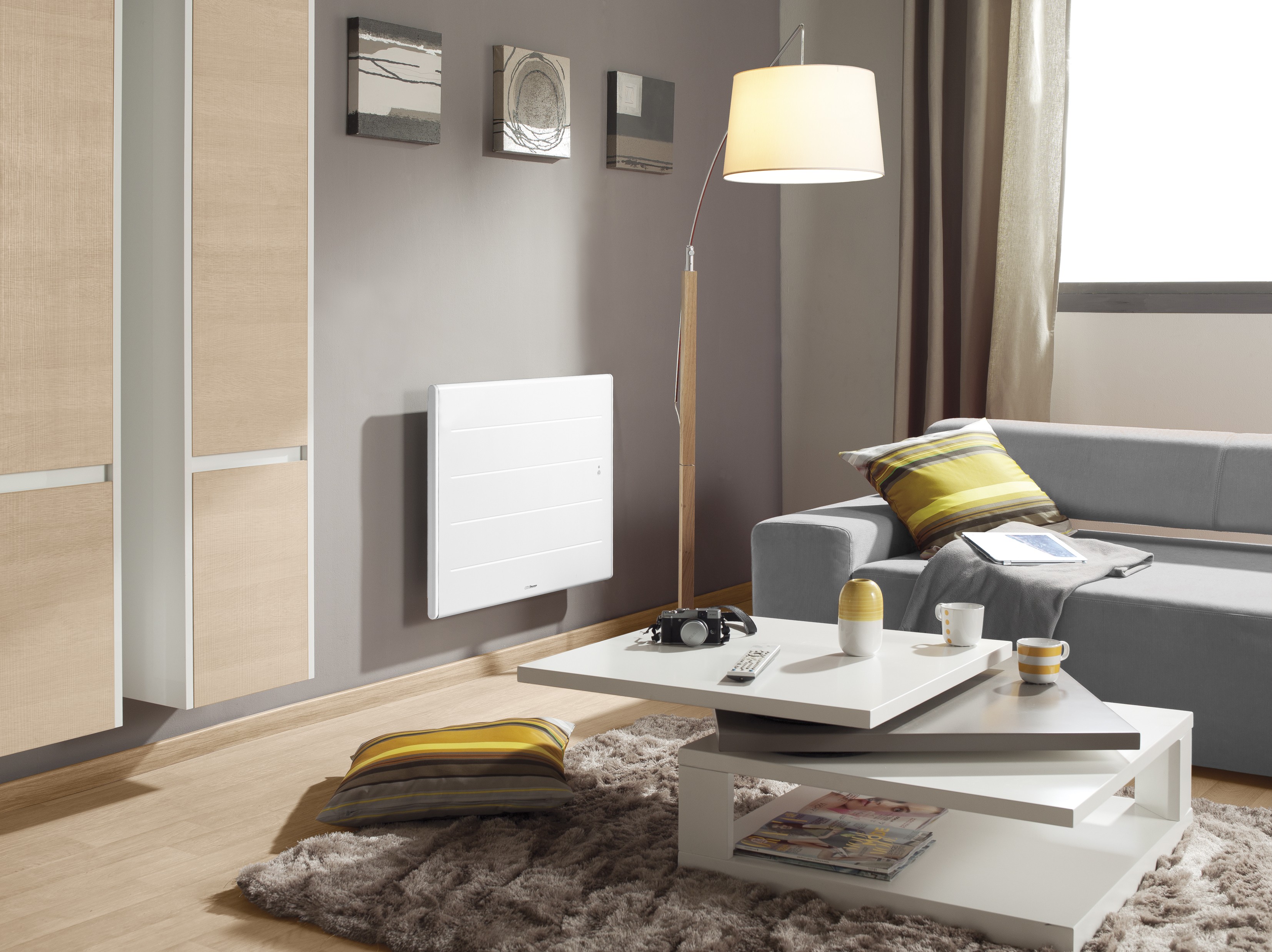 Radiateur à inertie ovation 2 horizontal blanc