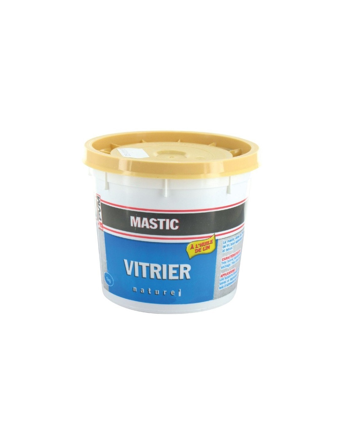 Mastic Vitrier à L'huile De Lin Temps De Sechage