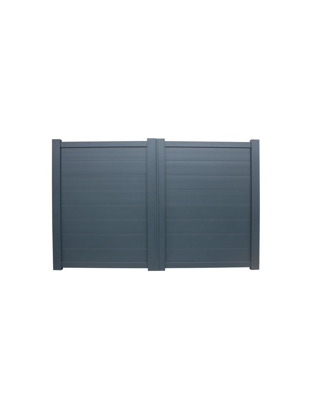 Portail aluminium battant motoris&eacute; Elise 4.00m x1.80