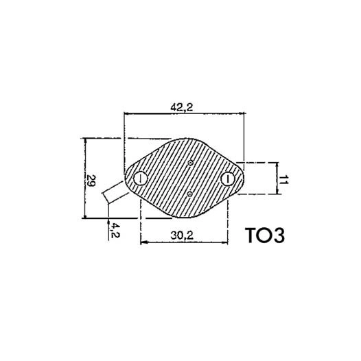 Isolant silicone calorifere pour to3 - 25 pièces