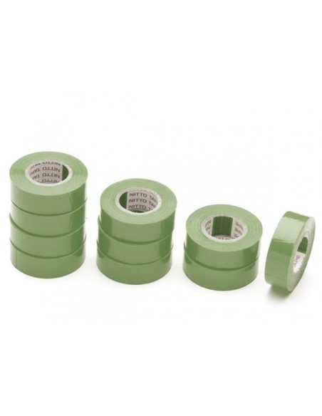 Nitto - ruban adhesif isolant - vert - 19 mm x 10 m