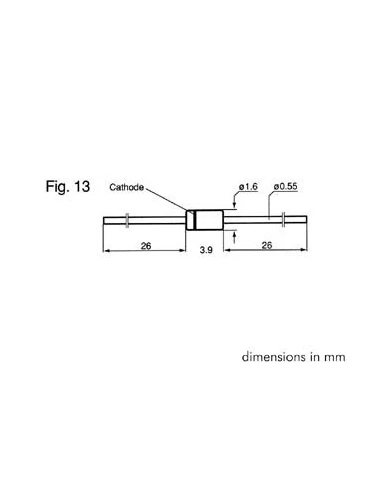 25 Diode petits signaux 150ma - 100v