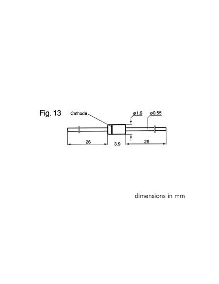 25 Diode petits signaux 150ma - 100v
