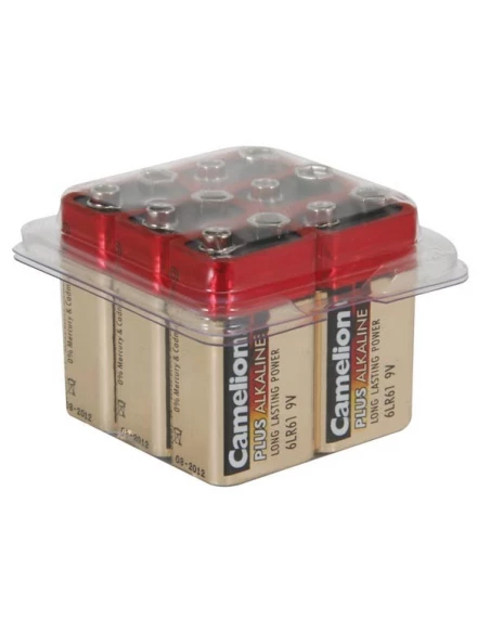 Alcaline e-block 9v-500mah (6 pcs/boîte)