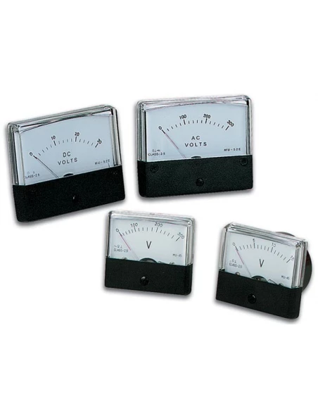 Voltm,tre analogique de tableau 300v ca / 70 x 60mm