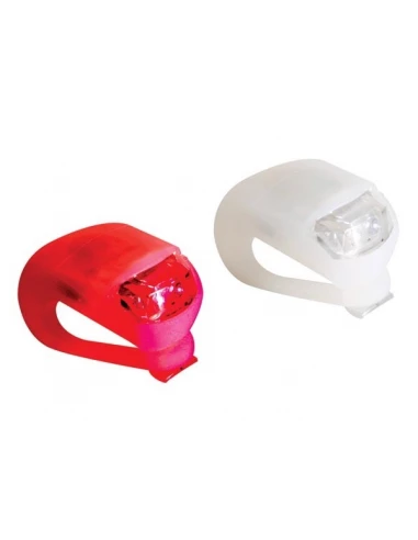 Jeu de 2 feux easy-fit pour v,lo , 2 led