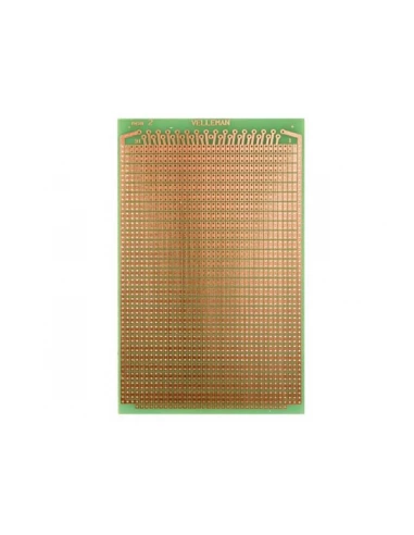 Eurocard pastille 2 trous - 100x160mm - fr4 (1pc/bl)