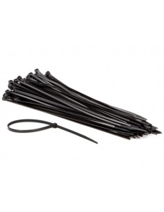 Jeu de serre-cables en nylon - 4.8 x 300 mm - noir (100 pcs)