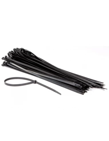Jeu de serre-cables en nylon - 8 8 x 500 mm - noir (100 pièces)