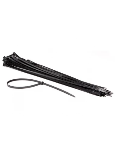 Jeu de serre-cables en nylon - 8 8 x 610 mm - noir (50 pcs)