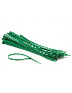 Jeu de serre-cables en nylon - 4.8 x 300 mm - vert (100 pcs)
