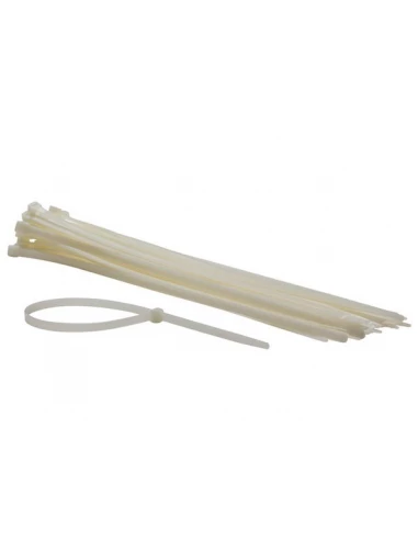 Jeu de serre-cables en nylon - 8 8 x 500 mm - blanc (50 pcs)