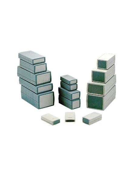 Coffret en plastique moule - gris fonce 190 x 100 x 40mm