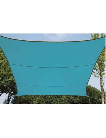 Voile solaire - carr, - 3 6 x 3 6 m - couleur : bleu ciel
