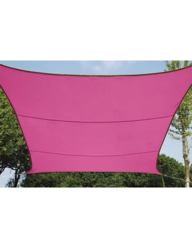 Voile solaire - carr, - 3 6 x 3 6 m - couleur: fuchsia