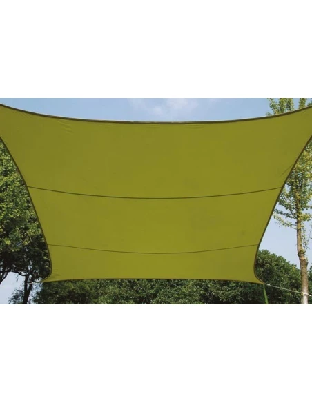 Voile solaire - carr, - 3 6 x 3 6 m - couleur: vert lime