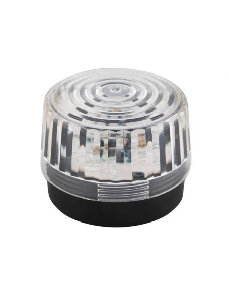 Flash stroboscopique , led - transparent - 12 vcc - ภ100 mm