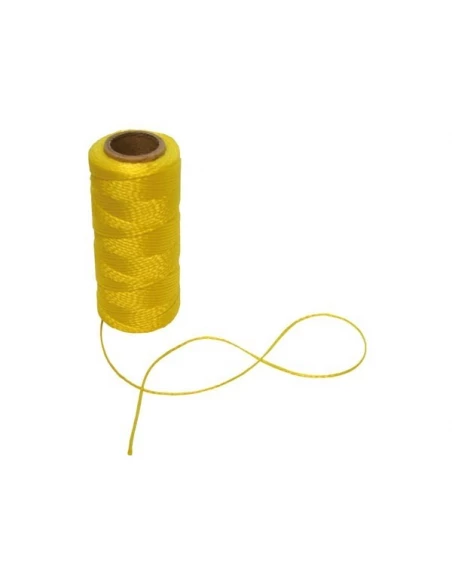 Corde de ma,on - , 1 2 mm - longueur 100 m - jaune
