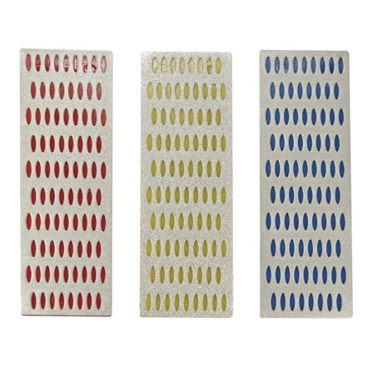 Jeu de pierres , aiguiser au diamant - 3 pcs