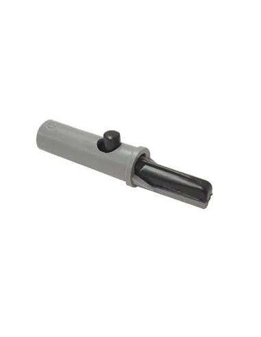 Pince crocodile isolee 4mm 6a - noir (ak 10)