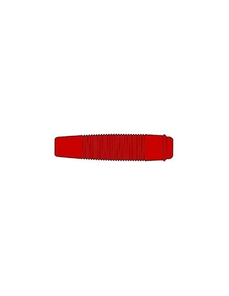 Connecteur isole pour broche ,4mm - rouge (kun30)