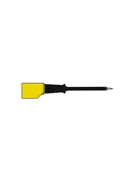Pointe de touche 4mm pour fiche avec reprise arriere - noir (pr,f 2s)