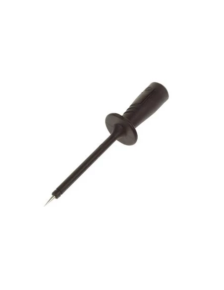 Pointe de touche , manchon isolant souple et incassable, connexion femelle, 4mm (pruef2600 noir)