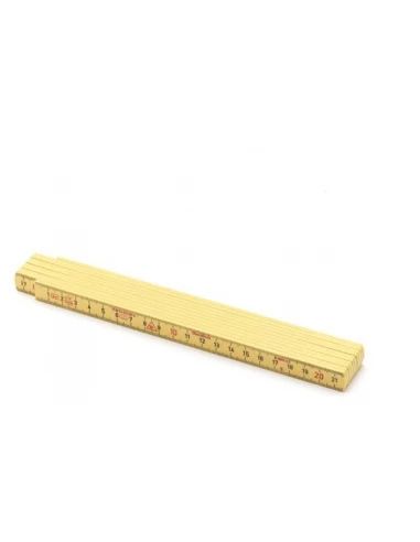 Mètre pliant en fibre de verre 2 m