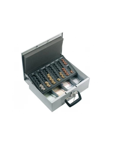 Coffret à monnaie pour euros - compartiment à monnaie euro - grand modèle