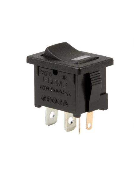 Interrupteur de puissance a bascule 5a-250v spst on-off - avec led rouge