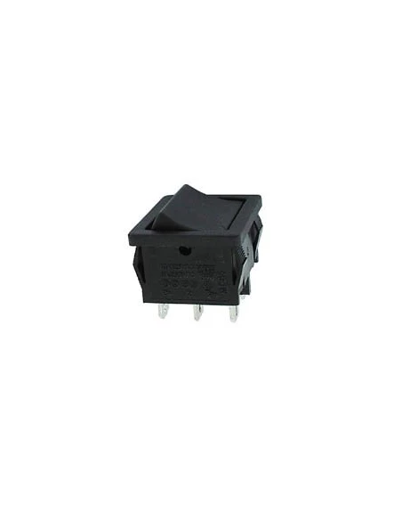 Interrupteur de puissance a bascule 5a-250v dpdt on-on - noir
