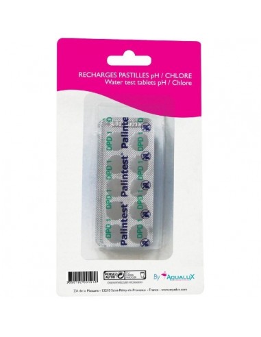 Recharge trousse d'analyse piscine pastilles