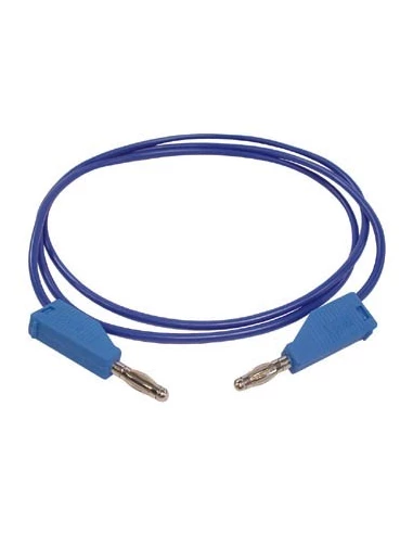 Cordons de mesure (fiche banane 4mm) / bleu - 3a/30v
