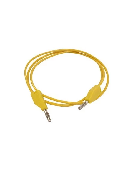 Cordons de mesure (fiche banane 4mm) / jaune