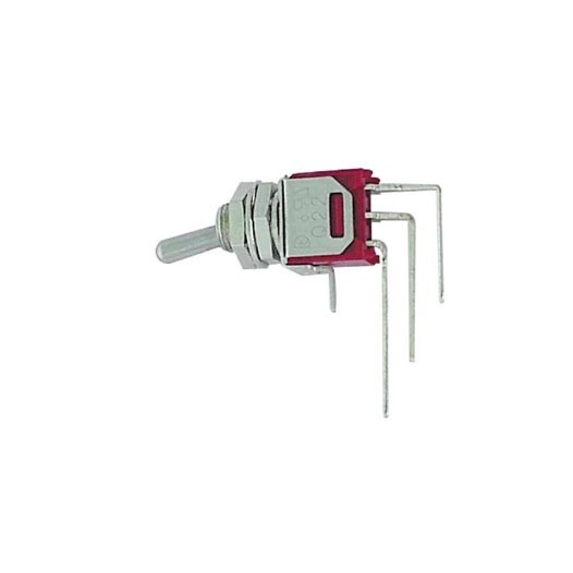 Inverseur 90° subminiature vertical unipolaire on-on