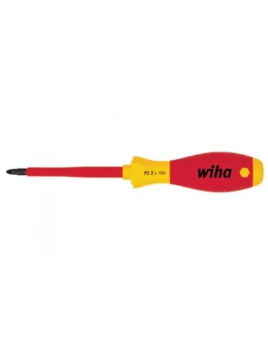 Wiha -tournevis softfinish vde/gs - tête pozidriv pz1 x 80mm - 324