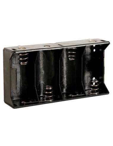 Coupleurs de 4 piles d (lr20), avec cosses a souder