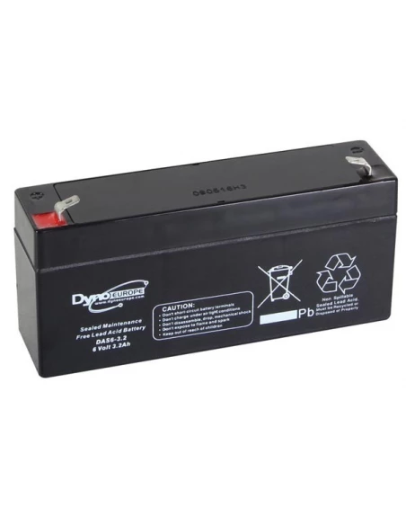 Accu acide-plomb 6v-3 2ah 134x34x66mm