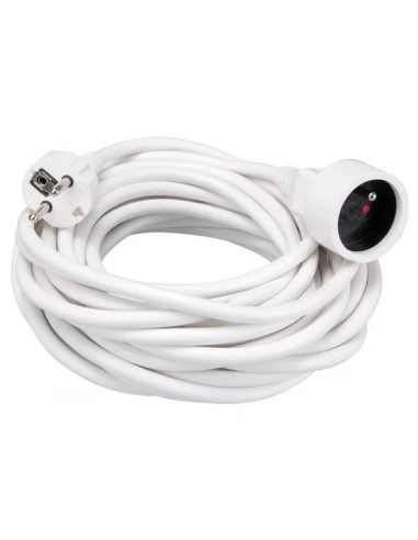 Rallonge - 10 m - blanc - 3g1 5