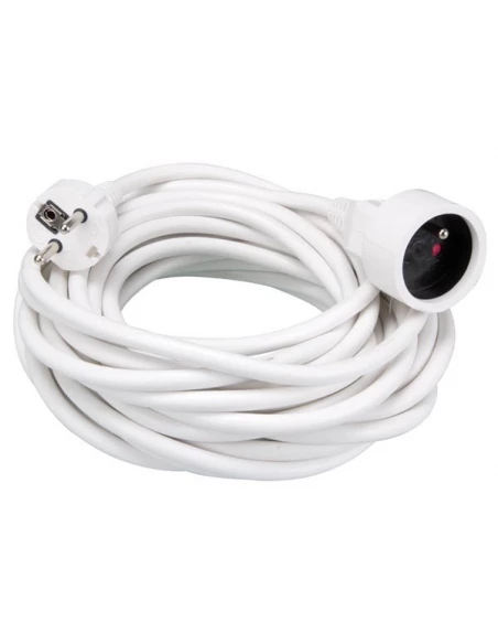 Rallonge - 10 m - blanc - 3g1 5