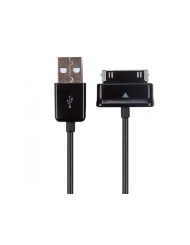 Cable usb 2 0 vers connecteur à 30 broches pour samsung® galaxy tab - noir - 1 m