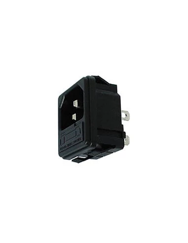 Embase male clipsable pour chassis - avec porte-fusible