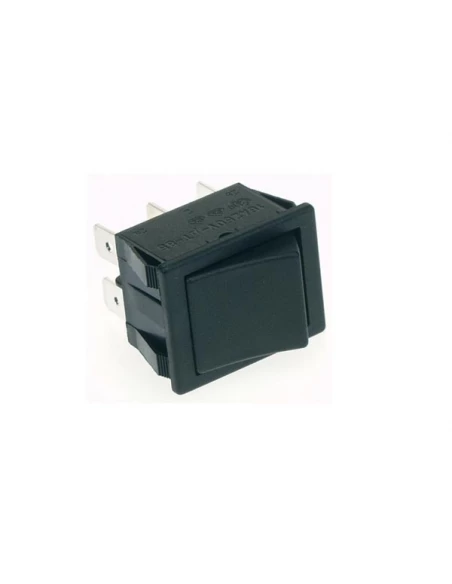 Interrupteur de puissance a bascule 10a-250v dpdt on-on - capuchon noir