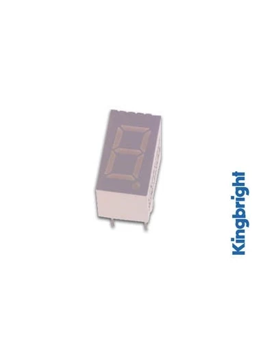 Afficheur 7 segments 9mm cathode commune - super rouge