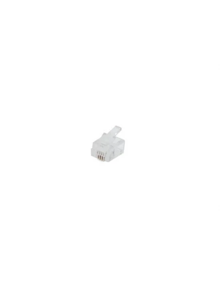 Fiche modulaire rj11 6p4c, 50 pcs en blister