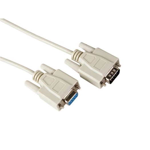 Cordon seriel subd9 male - subd9 femelle / 2m