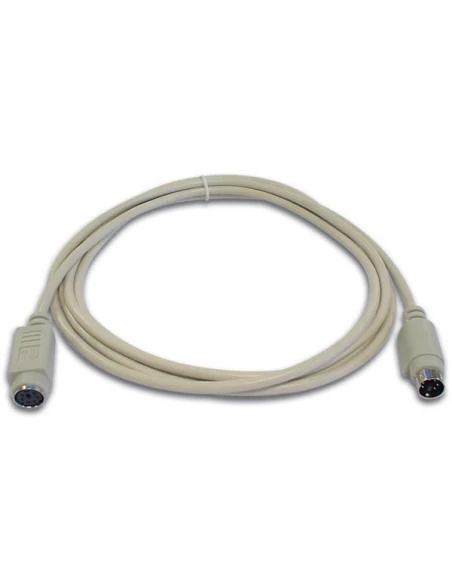 Cable clavier ps/2 mini-din6 male - mini-din6 femelle / 2m