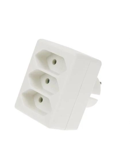 Fiche multiple, 3 prises euro