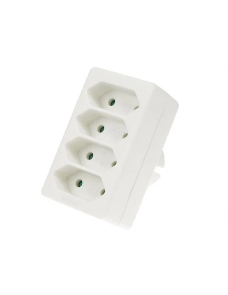 Fiche multiple, 4 prises euro