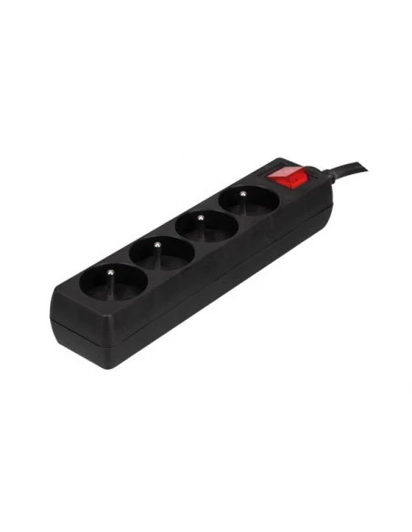 Bloc multiprise, 4 prises avec interrupteur